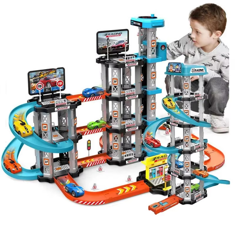 Catapult Launcher Toy - Race Track Car Ramp Toy Children