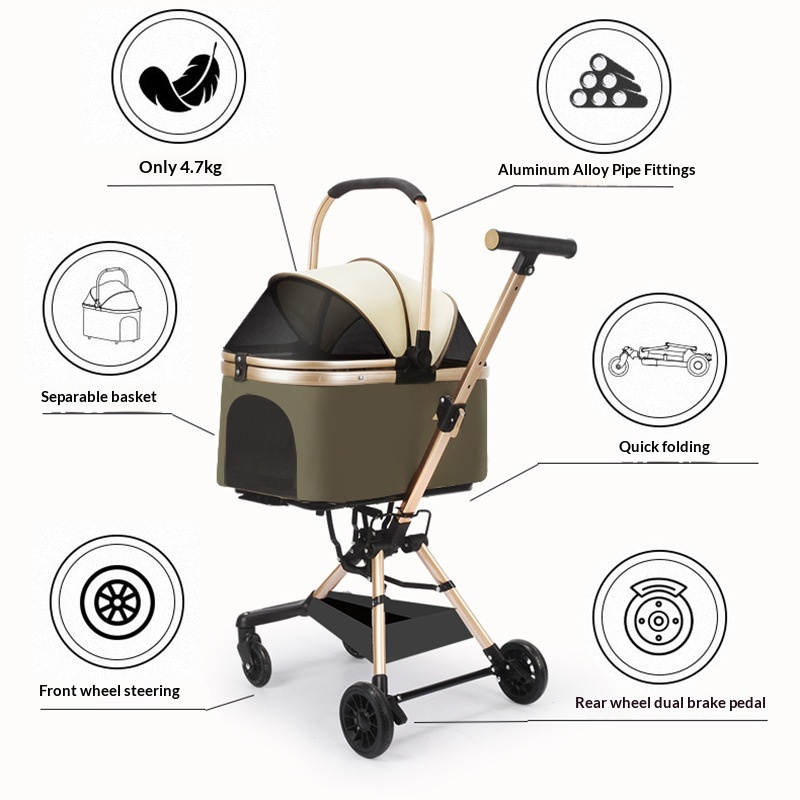 Kids Toys Dog - Mini Pet Stroller Toy for Dogs