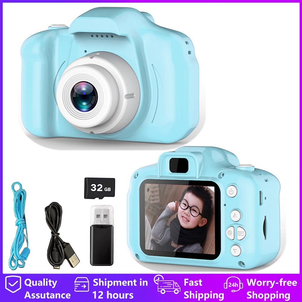 Kids Toys Top View - Children Digital Cameras 1080P HD Camera