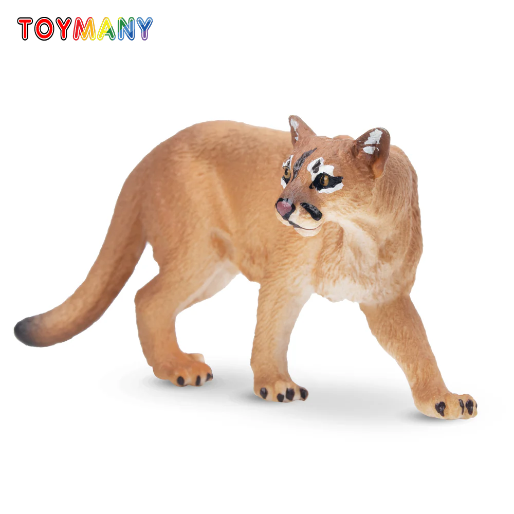 Kids Toys Latest - Toymany Simulation Cougar Wildlife Animal Model