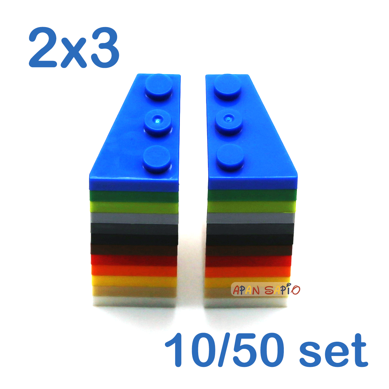 Kids Toys Under 100 - 10/50set DIY Building Blocks Bricks Wedge