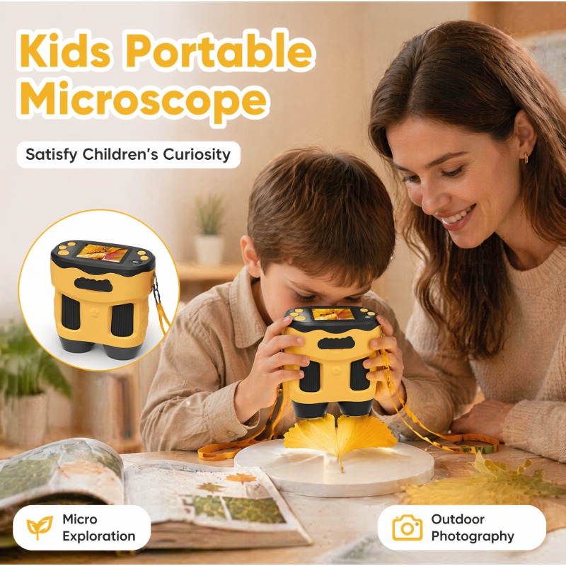 4K 1000X Microscope Camera Dig - Kids Toys Top View review and price