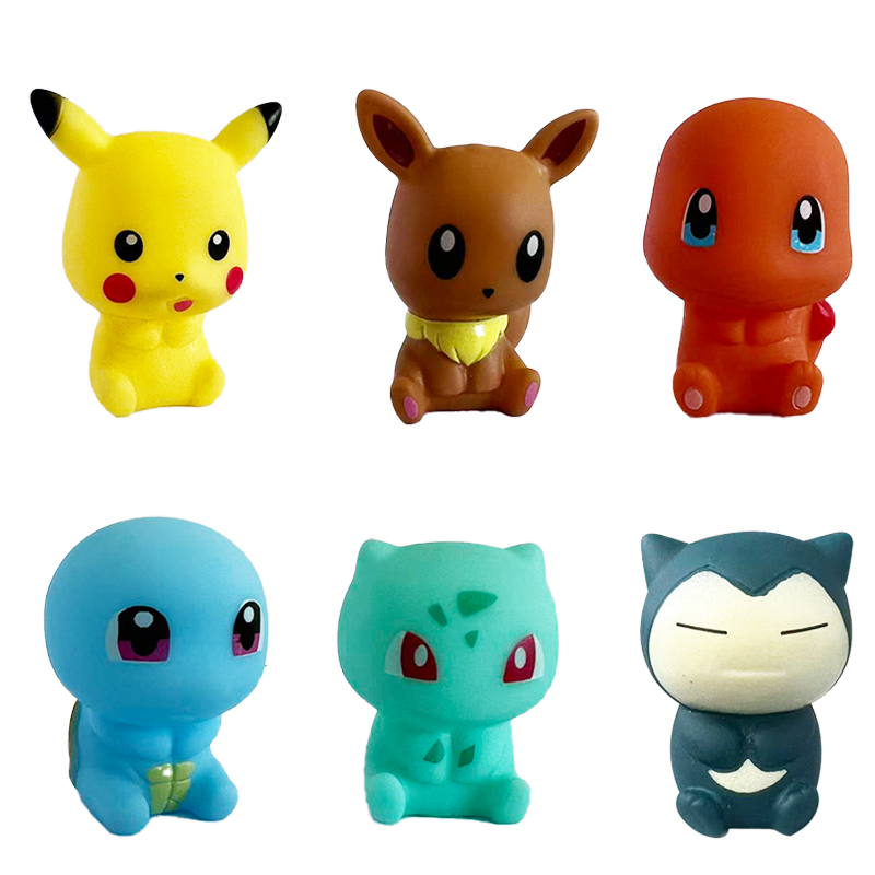6Pcs Pokemon Bath Toys Pikachu - Kids Toys Under 100 review and price