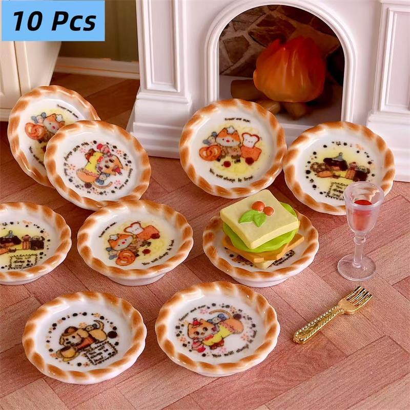 10Pcs/set Dollhouse Miniature  - Kids Toys Dog review and price