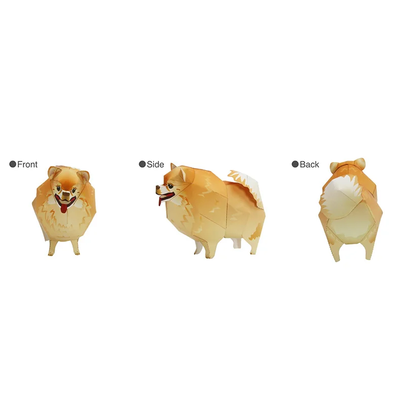 Pomeranian Dog Folding Origami - Kids Toys Dog review and price