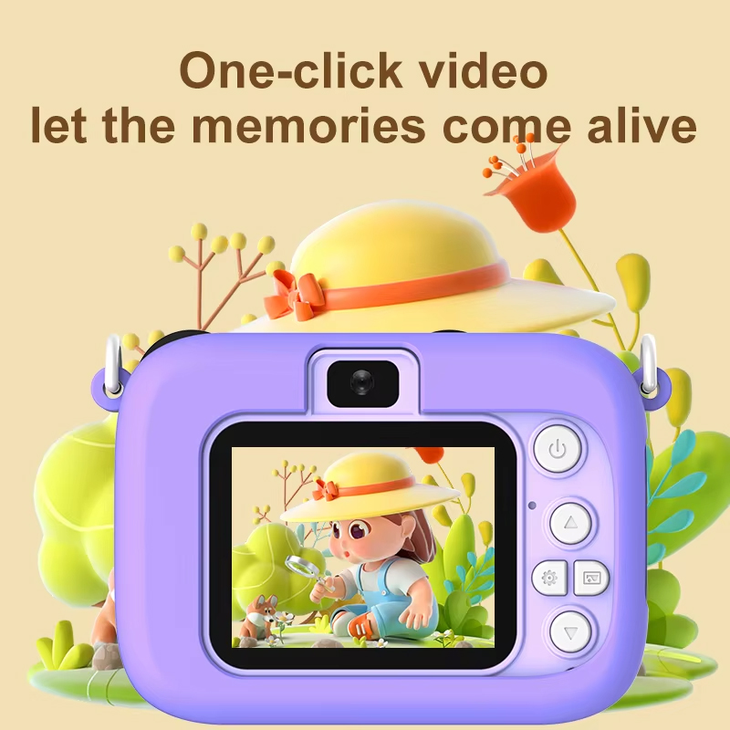 Kids Cartoon Camera 1080P HD 2 - Kids Toys Top View review and price