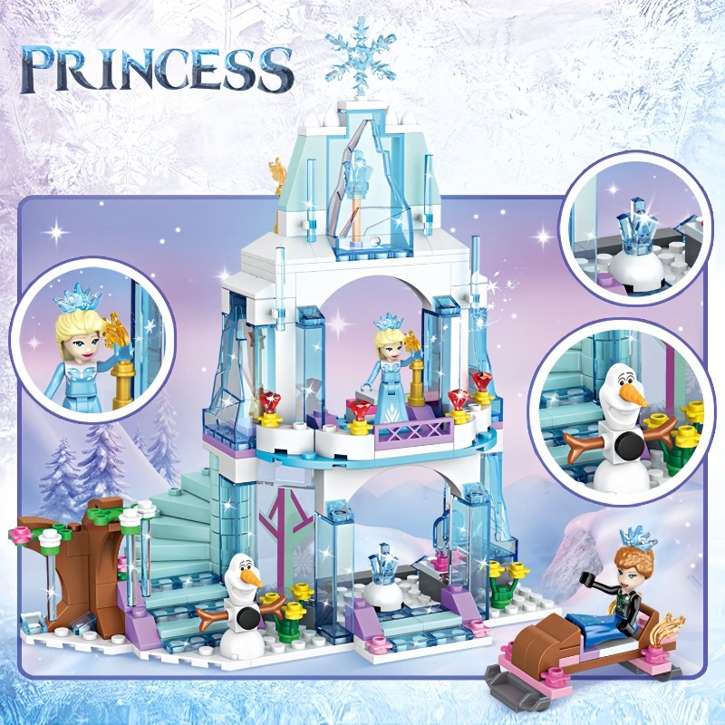 Elsa Ice Castle Building Block - Lego Set Technic review and price