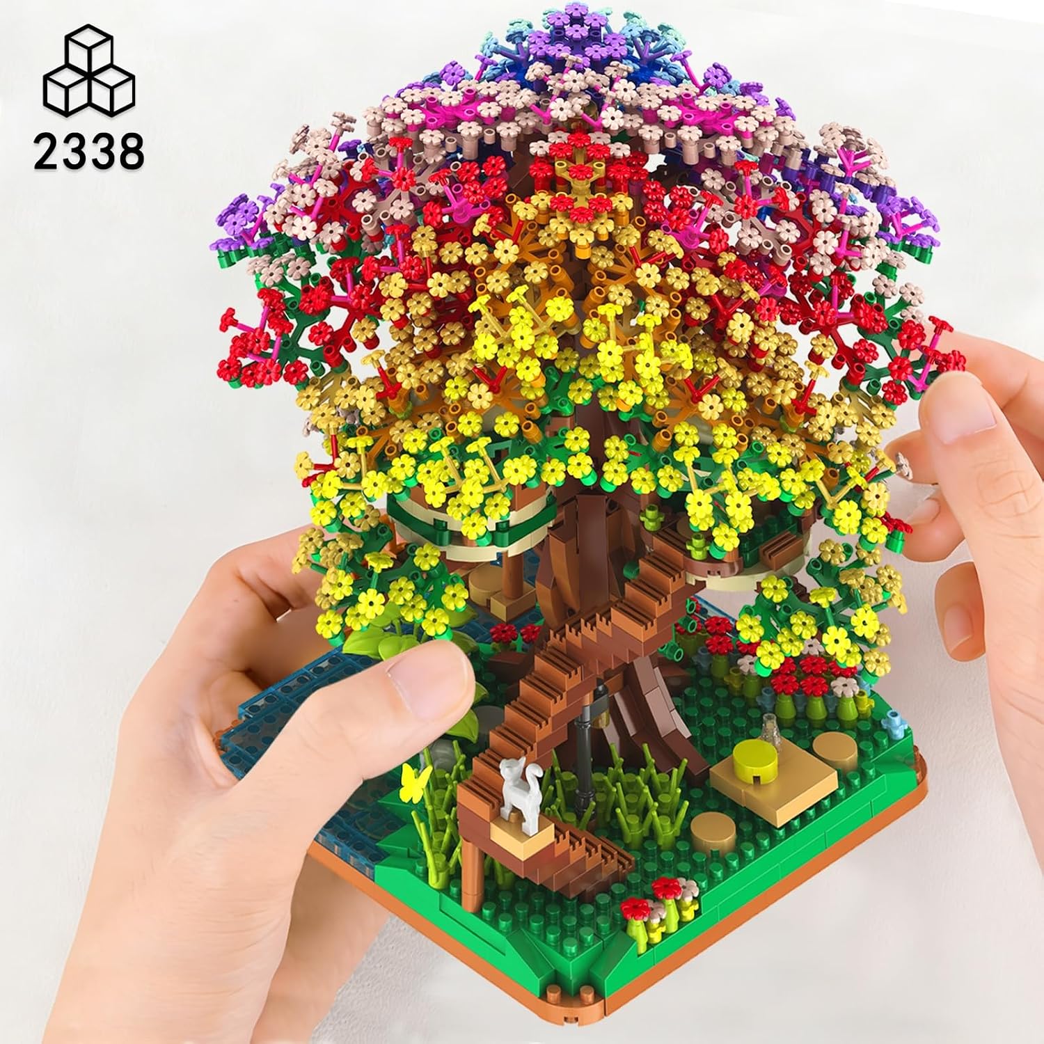 2338PCS DIY Rainbow Tree House - Lego Set Technic review and price
