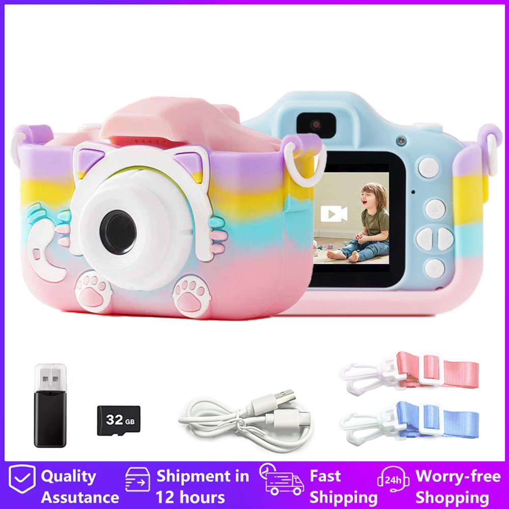 Kids Camera Toys HD 1080P Cat  - Kids Toys Top View review and price