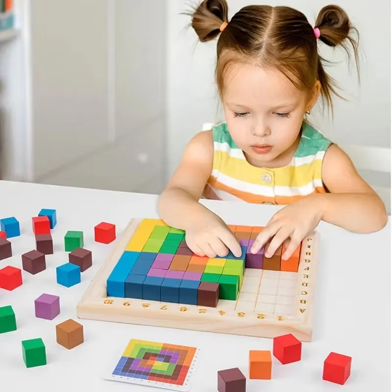 Montessori Color Counting Buil - Kids Toys Under 100 review and price