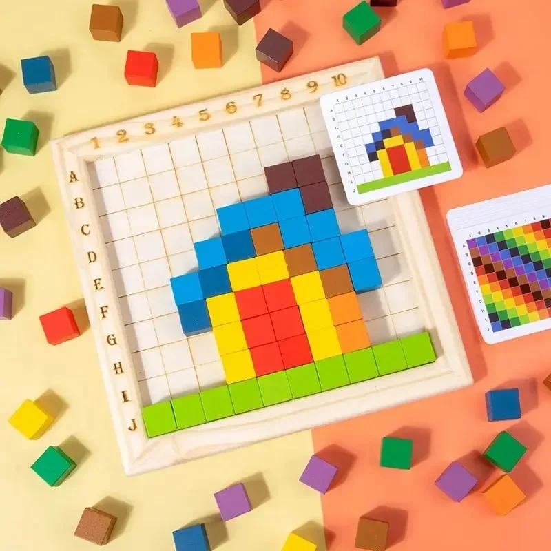 Montessori Color Counting Buil - Kids Toys Under 100 review and price