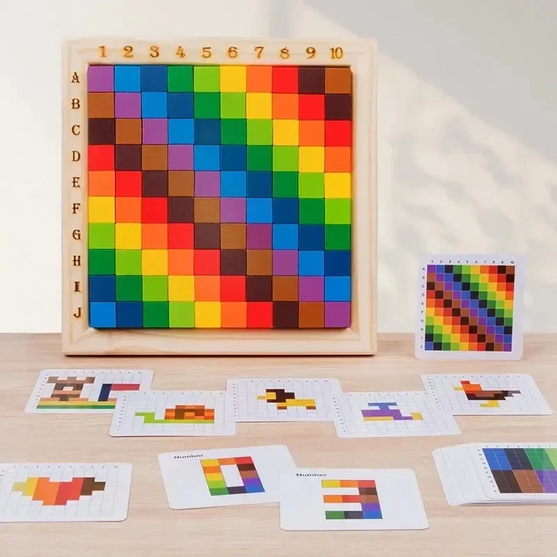 Montessori Color Counting Buil - Kids Toys Under 100 review and price